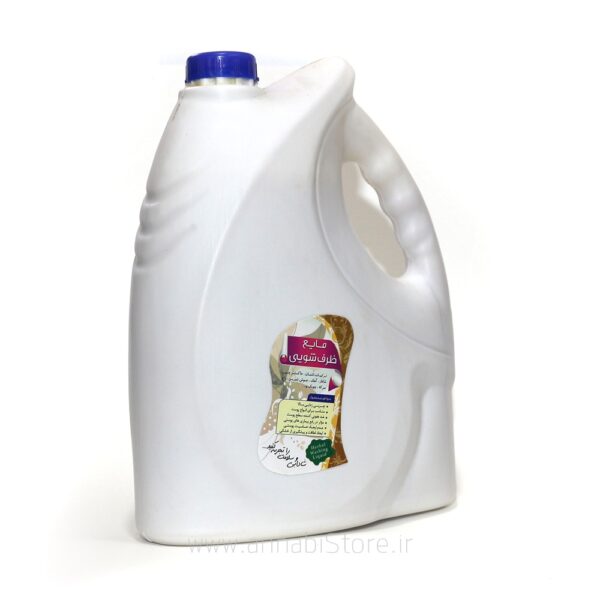 مایع ظرفشویی طبیعی(چهار لیتری) – غلیظ، کف فراوان و ضد حساسیت